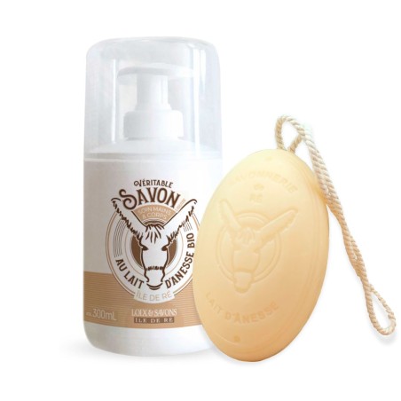 savon solide savon liquide lait d'anesse